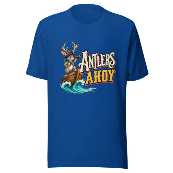 Antlers Ahoy Antlers-ahoy-jackalope Graphic Tee mockup 3 Antlers Ahoy Antlers-ahoy-jackalope Graphic Tee mockup 3