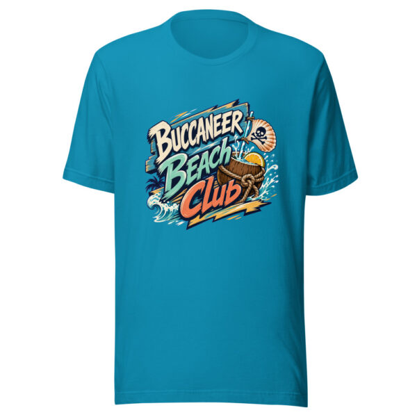 Buccaneer Beach Club Graphic Tee mockup 2