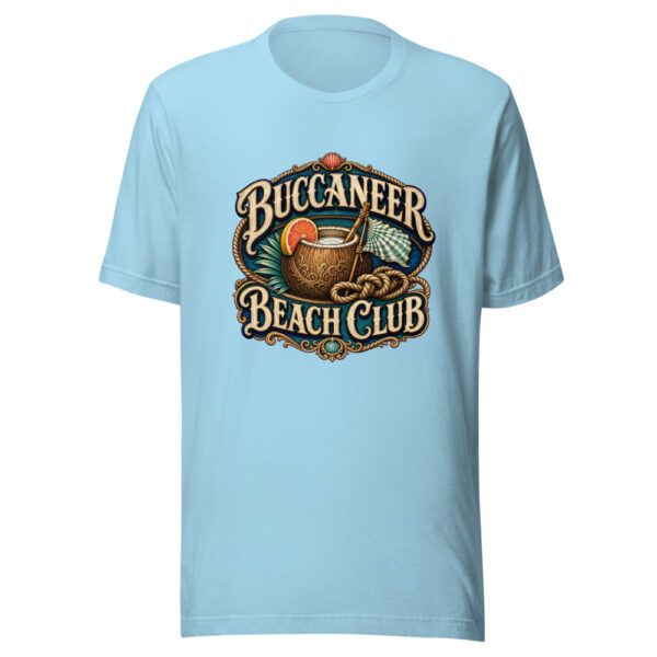 Buccaneer Beach Club Graphic Tee mockup 6 Buccaneer Beach Club Graphic Tee mockup 6