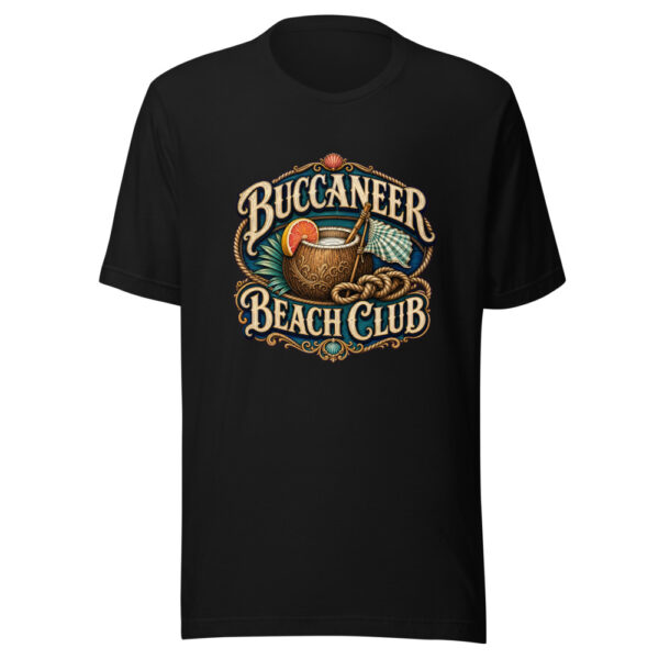 Buccaneer Beach Club Graphic Tee mockup 7 Buccaneer Beach Club Graphic Tee mockup 7