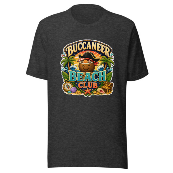 BUCCANEER BEACH CLUB Graphic Tee mockup 12