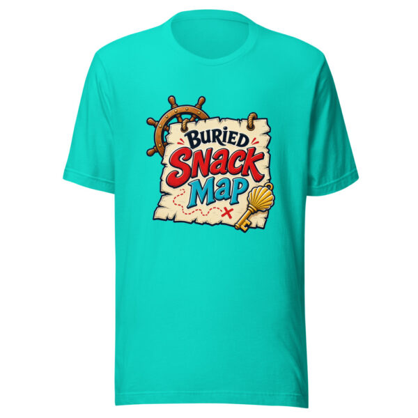 Buried Snack Map Graphic Tee front view