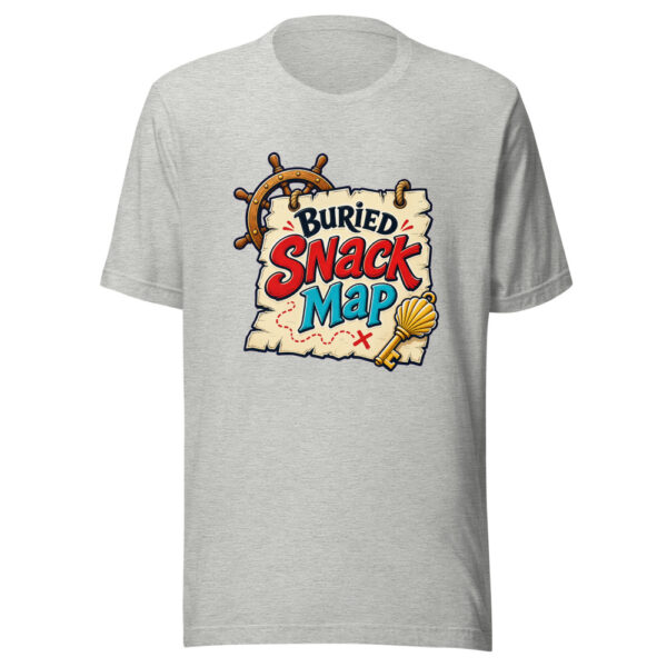 Buried Snack Map Graphic Tee mockup 11