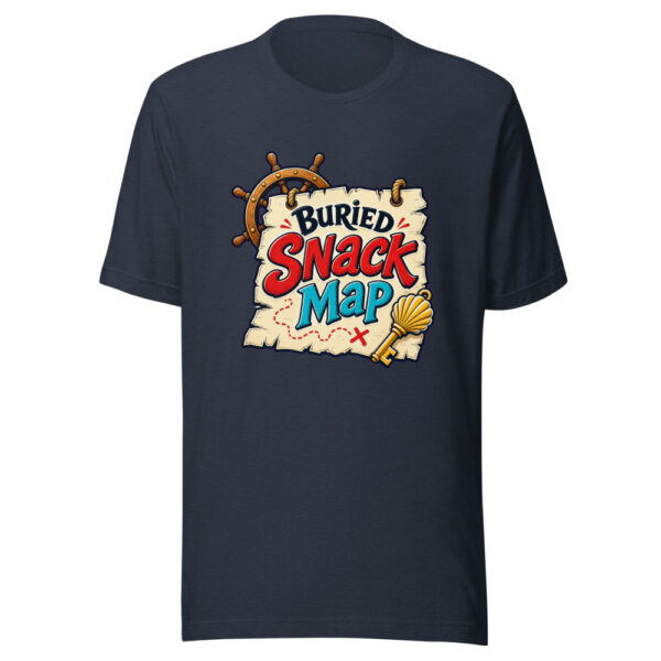 Buried Snack Map Graphic Tee mockup 13