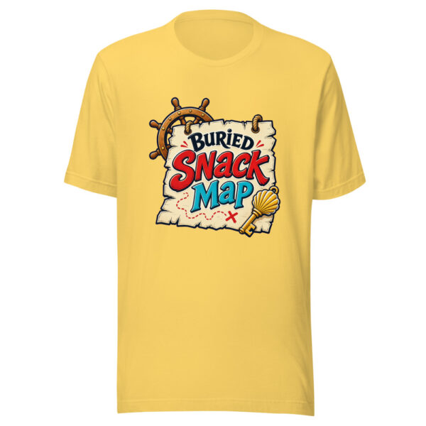 Buried Snack Map Graphic Tee mockup 21