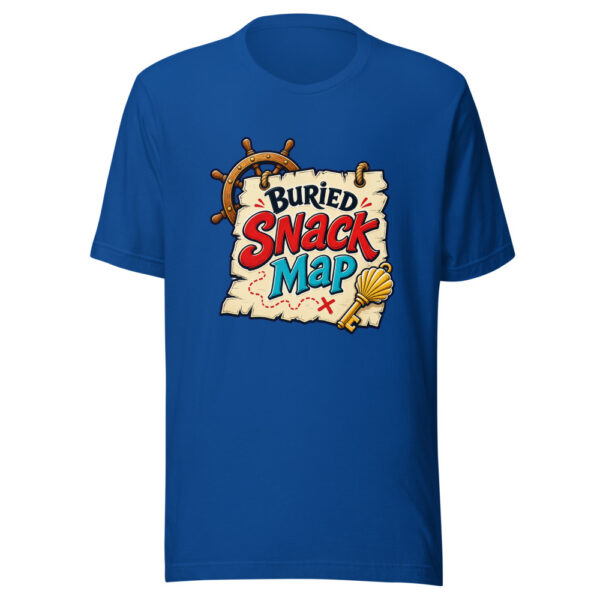 Buried Snack Map Graphic Tee mockup 4