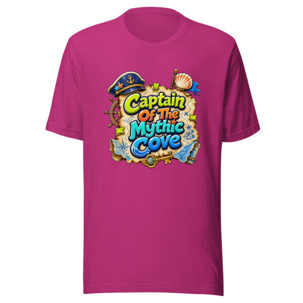 Captain Of The Mythic Cove Graphic Tee mockup 3