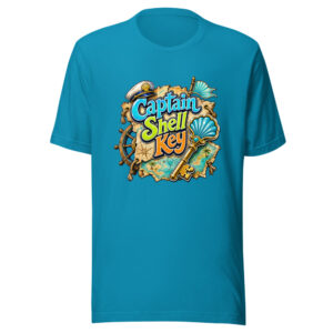 Captain Shell Key Graphic Tee mockup 1 Captain Shell Key Graphic Tee front view
