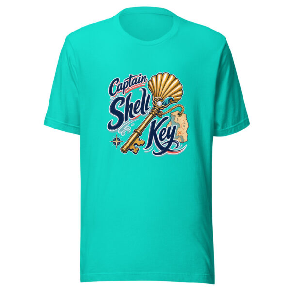 Captain Shell Key Graphic Tee mockup 2