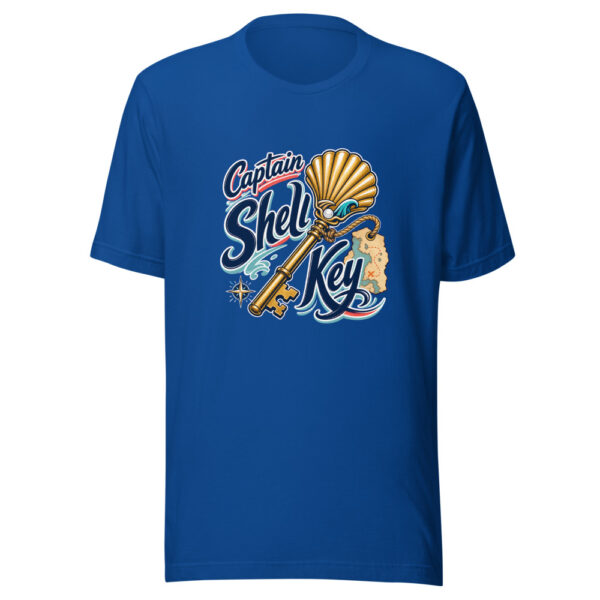 Captain Shell Key Graphic Tee mockup 3