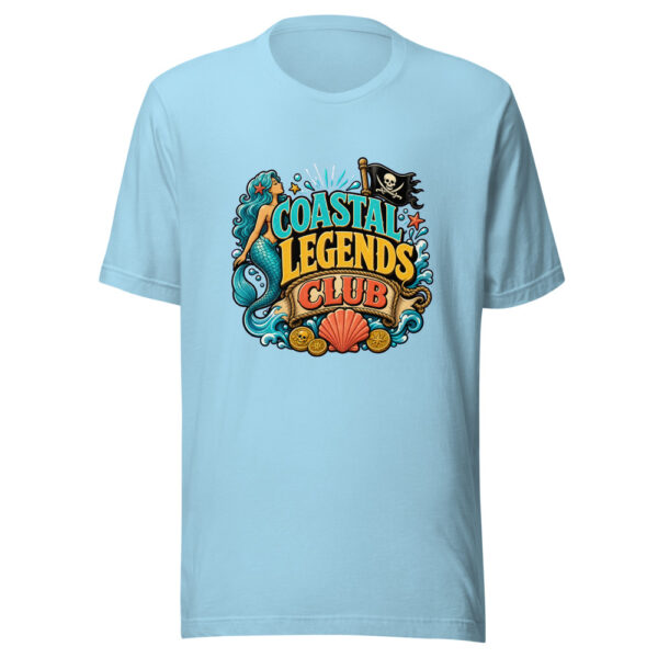 Coastal Legends Club Graphic Tee mockup 4