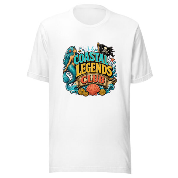Coastal Legends Club Graphic Tee mockup 8