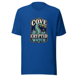 Cove Cryptid Watch Graphic Tee mockup 1 Cove Cryptid Watch Graphic Tee front view