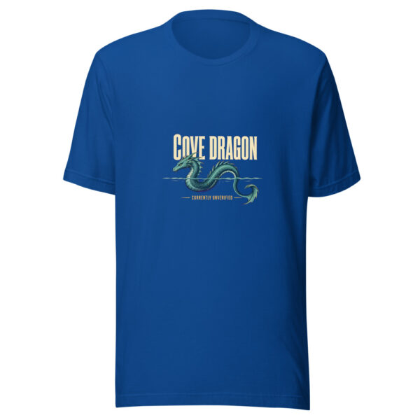 Cove Dragon Currently Unverified Cove-dragon Graphic Tee mockup 1 Cove Dragon Currently Unverified Cove-dragon Graphic Tee front view