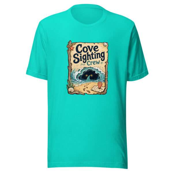 Cove Sighting Crew Graphic Tee mockup 2