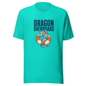 Dragon Overboard Dragon-overboard Graphic Tee front view