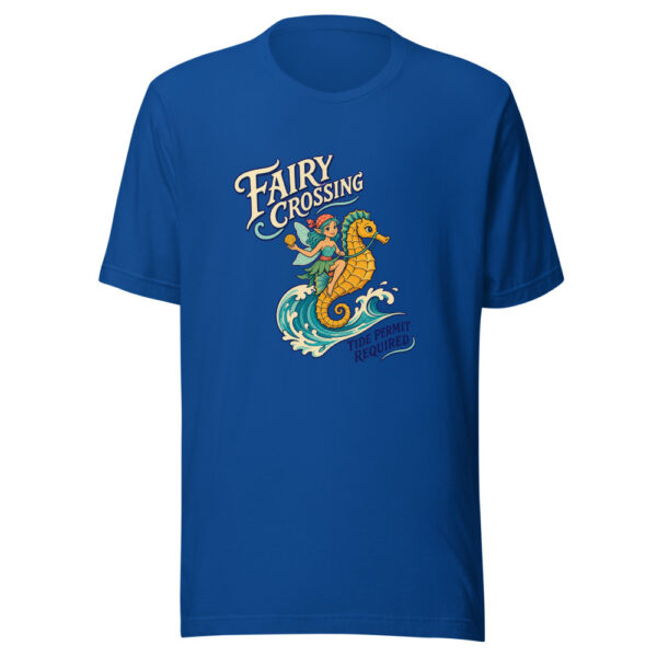 Fairy Crossing — Tide Permit Required Fairy-tide-crossing Graphic Tee mockup 3