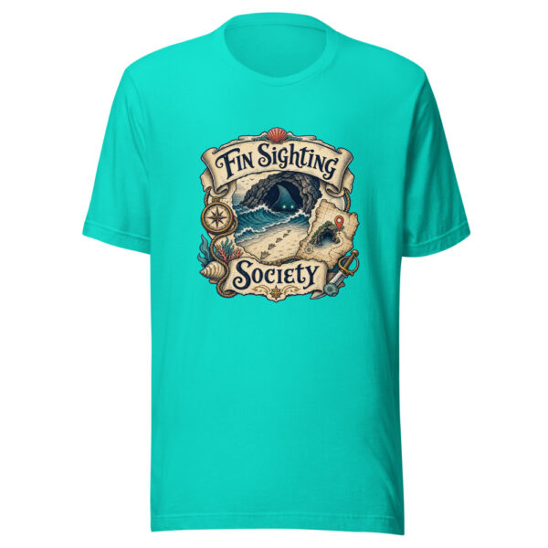 Fin Sighting Society Graphic Tee mockup 3