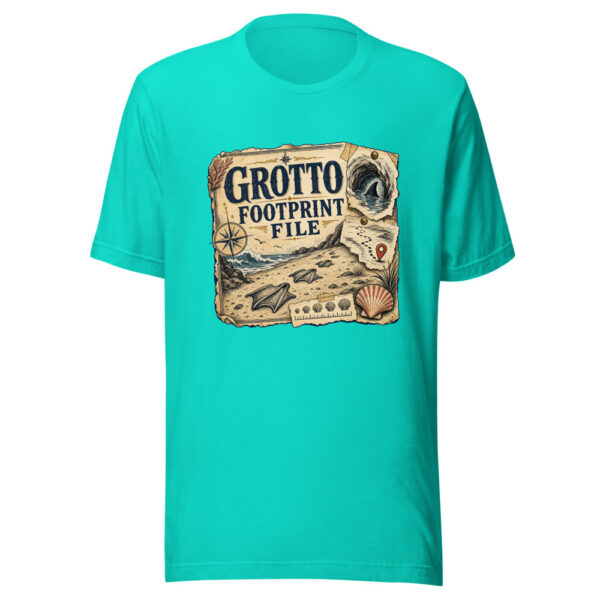 Grotto Footprint File Graphic Tee front view