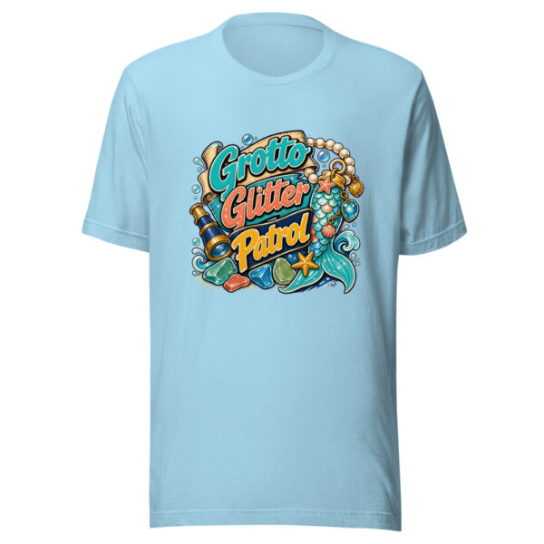 Grotto Glitter Patrol Graphic Tee mockup 1 Grotto Glitter Patrol Graphic Tee front view