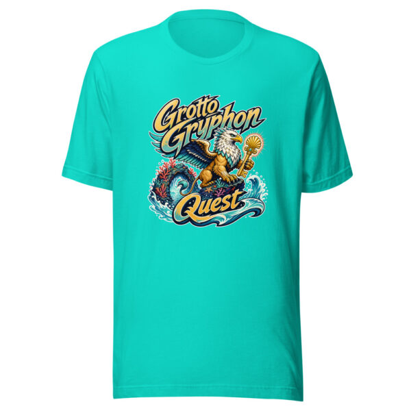 Grotto Gryphon Quest Graphic Tee front view