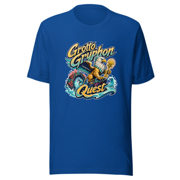 Grotto Gryphon Quest Graphic Tee mockup 3