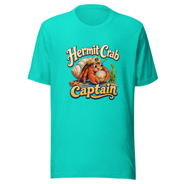 Hermit Crab Captain Graphic Tee mockup 2 Hermit Crab Captain Graphic Tee mockup 2