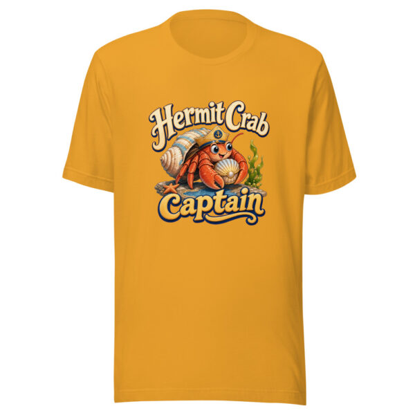 Hermit Crab Captain Graphic Tee mockup 3 Hermit Crab Captain Graphic Tee mockup 3