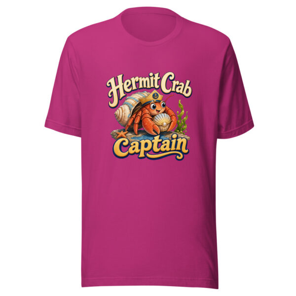 Hermit Crab Captain Graphic Tee mockup 5 Hermit Crab Captain Graphic Tee mockup 5