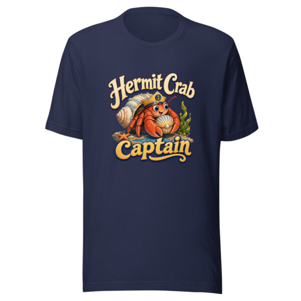 Hermit Crab Captain Graphic Tee mockup 9 Hermit Crab Captain Graphic Tee mockup 9