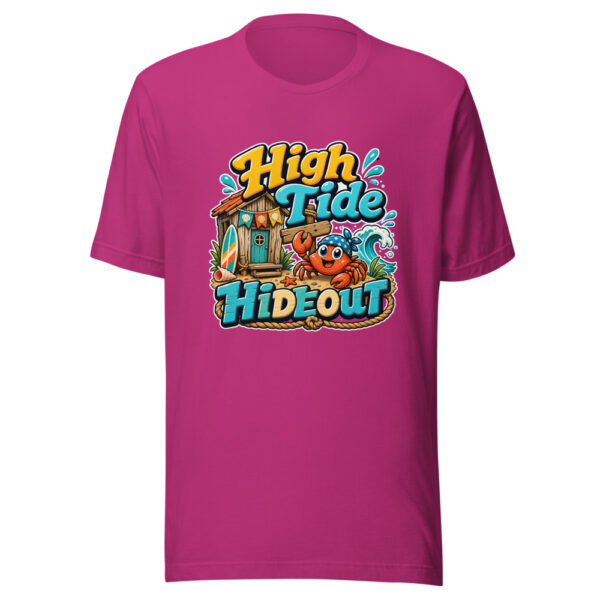 High Tide Hideout Graphic Tee mockup 5
