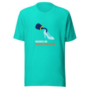 Hooked On Happily Ever After Graphic Tee mockup 1 Hooked On Happily Ever After Graphic Tee front view