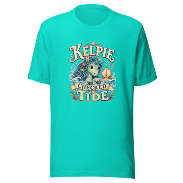 Kelpie Checked The Tide Heartbeat-20260629T145651Z Graphic Tee mockup 2