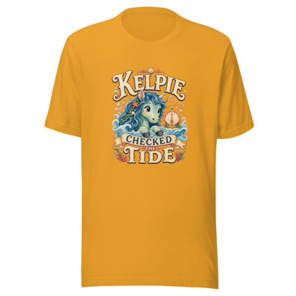 Kelpie Checked The Tide Heartbeat-20260629T145651Z Graphic Tee mockup 3