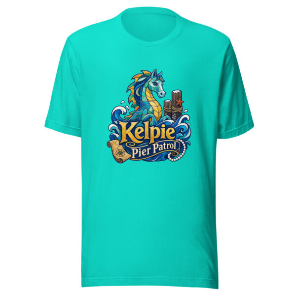 Kelpie Pier Patrol Graphic Tee front view