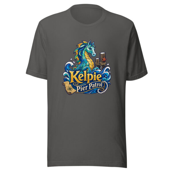 Kelpie Pier Patrol Graphic Tee mockup 10