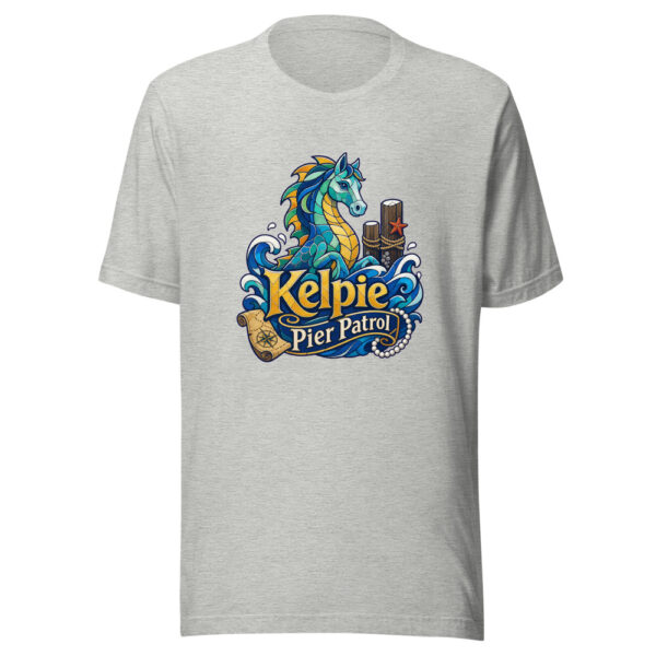 Kelpie Pier Patrol Graphic Tee mockup 11