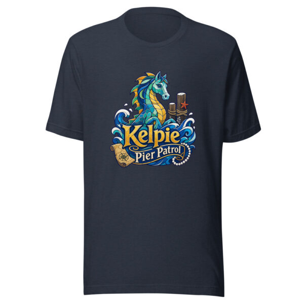 Kelpie Pier Patrol Graphic Tee mockup 13