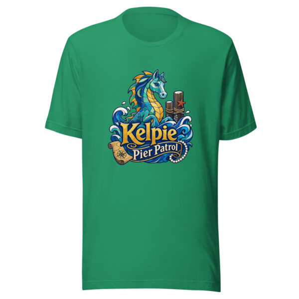 Kelpie Pier Patrol Graphic Tee mockup 15