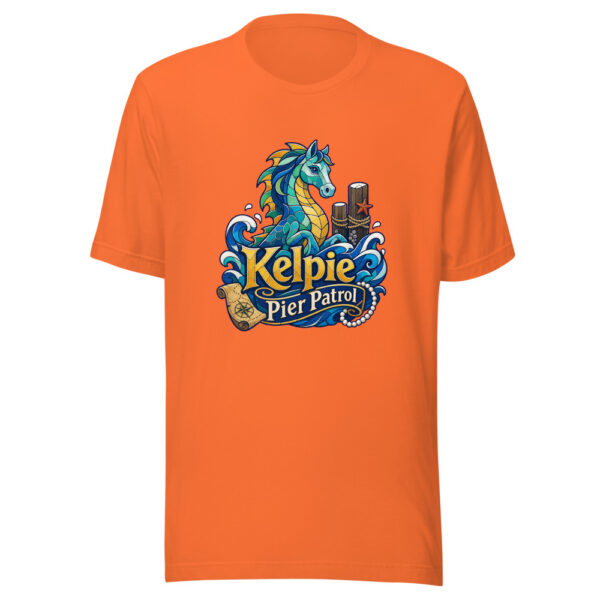 Kelpie Pier Patrol Graphic Tee mockup 17
