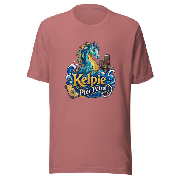 Kelpie Pier Patrol Graphic Tee mockup 21