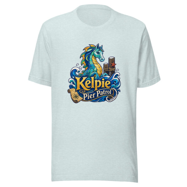 Kelpie Pier Patrol Graphic Tee mockup 22
