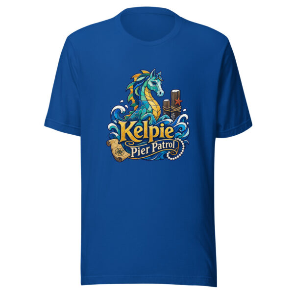 Kelpie Pier Patrol Graphic Tee mockup 3