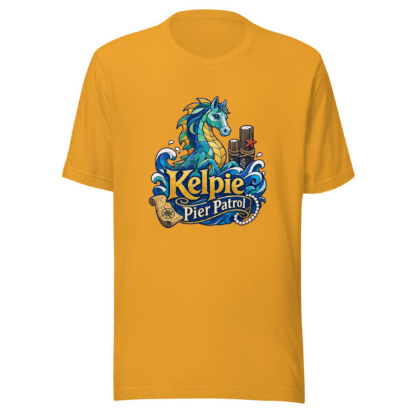 Kelpie Pier Patrol Graphic Tee mockup 6