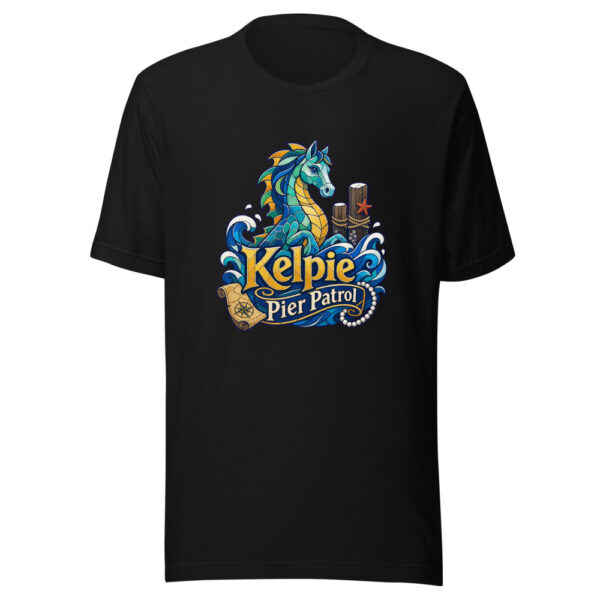 Kelpie Pier Patrol Graphic Tee mockup 7