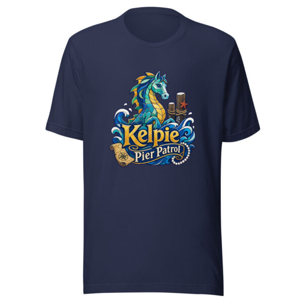 Kelpie Pier Patrol Graphic Tee mockup 9
