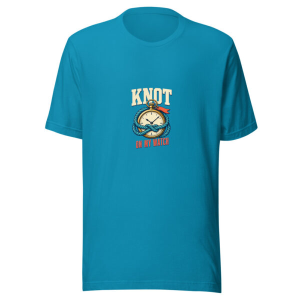 KNOT ON MY WATCH Pirate-artifact-pun Graphic Tee mockup 2
