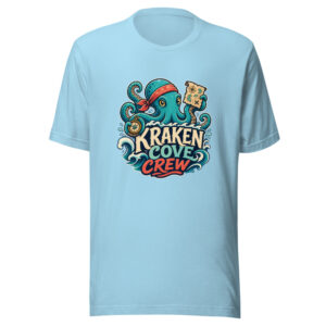 Kraken Cove Crew Graphic Tee mockup 1 Kraken Cove Crew Graphic Tee front view