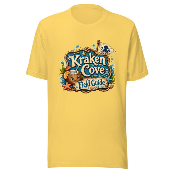 Kraken Cove Field Guide Graphic Tee mockup 20