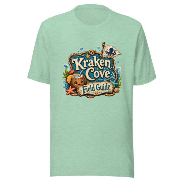 Kraken Cove Field Guide Graphic Tee mockup 24